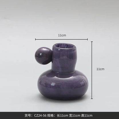 Portavelas de bola de cristal DecorBites™ para decoración del hogar, candelabro de aromaterapia