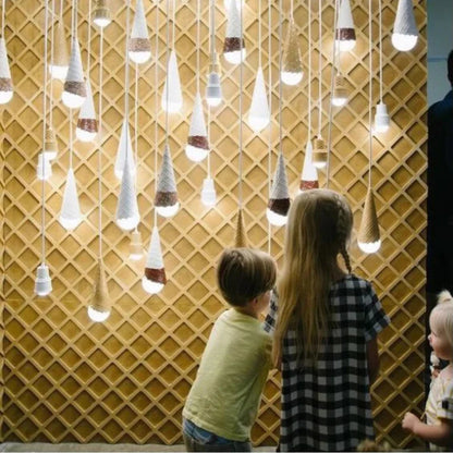 Ceramic Ice Cream Pendant Light for Nursery & Kids Room