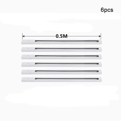 DecorBites™ Aluminum Track Rails for LED Spotlights with T-L Connector