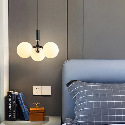 Decorbites™ Glas-Kugelleuchter-Hängeleuchte: Minimalistisches nordisches Design für Schlafzimmer, Wohnzimmer und Laden