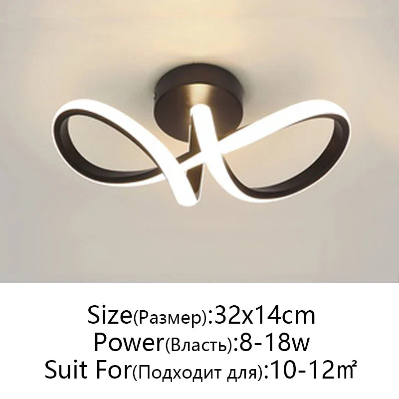 DecorBites™ LED Ceiling Lamp for Modern Spaces - Minimalist Indoor Lighting