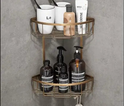 DecorBites™ Antique Brass Bathroom Accessory Set: Towel Rack, Paper Holder, Soap Dish, Towel Ring, & More