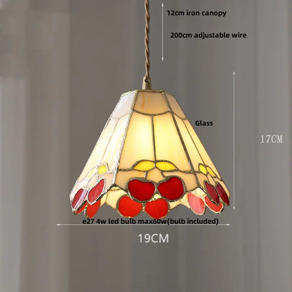DecorBites™ Glass Brass Pendant Lamp, Adjustable Loft LED Light for Kitchen Bar Balcony