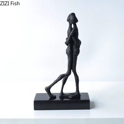 DecorBites™ Abstract Couple Statue for Desk Decoration and Room Aesthetics