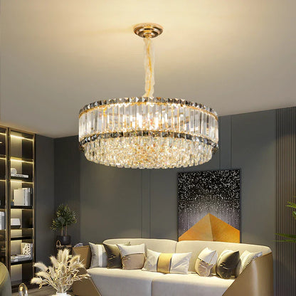 DecorBites™ French Crystal Chandelier for Living Room, Dining Room, and Master Bedroom