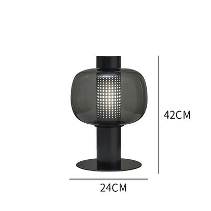 DecorBites™ Glass Table Lamp Modern Design for Living Room and Bedroom