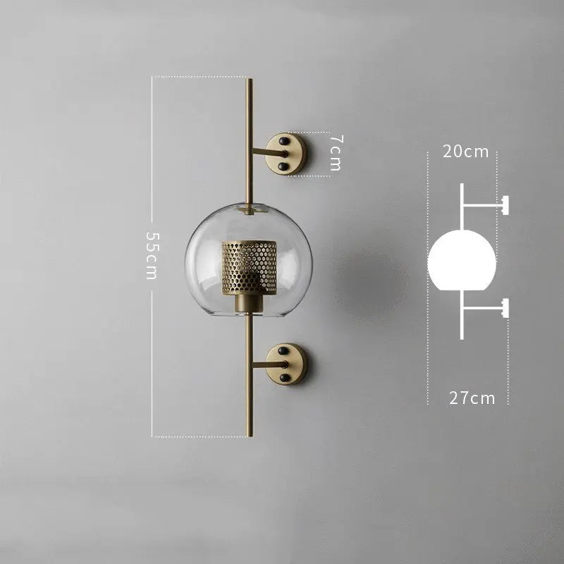 DecorBites™ Industrial Wind Grid Wall Lamp for Living Room, Bedroom, Restaurant, Study, Loft