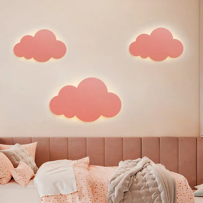 DecorBites™ Cloud Wall Light: Modern Nordic LED Bedside Lamp for Children's Room