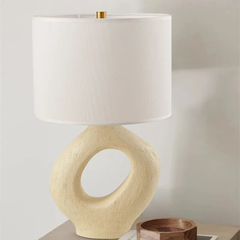 Lámpara de Mesa Japonesa Wabisabi™ E27 para Decoración de Iluminación en Sala de Estar y Dormitorio Decorbites