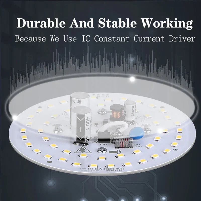 مصباح LED فائق السطوع من DecorBites™ بقوة 100 واط E27 لإضاءة المنزل والمطبخ والمرآب