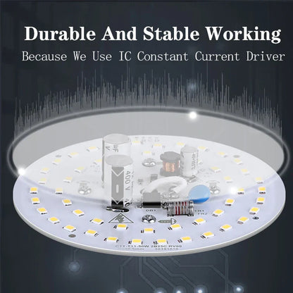 مصباح LED فائق السطوع من DecorBites™ بقوة 100 واط E27 لإضاءة المنزل والمطبخ والمرآب