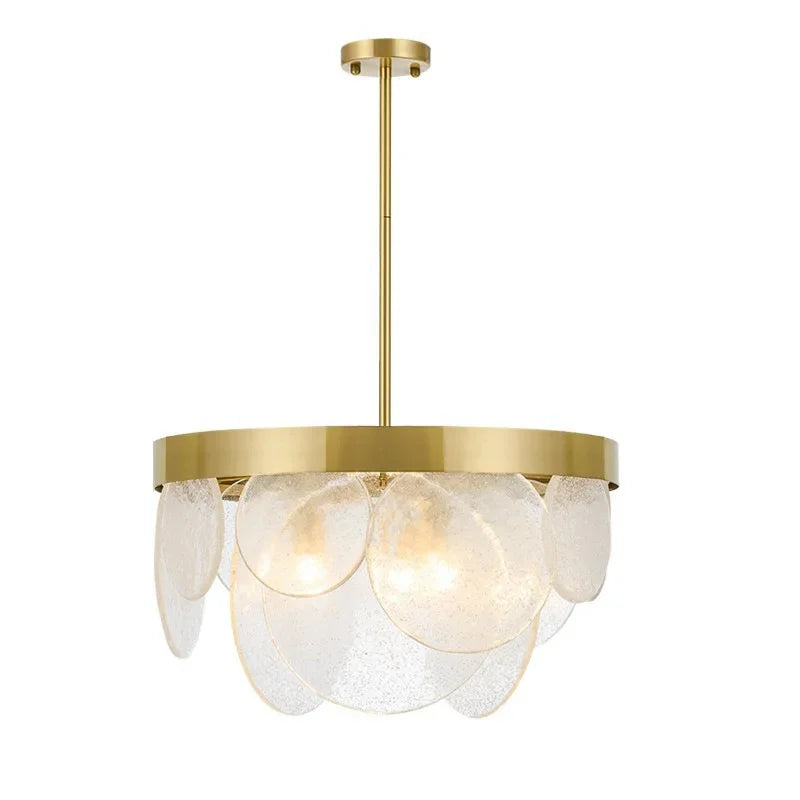 DecorBites™ LED Bubble Glass Ceiling Chandelier Light Fixture for Dining Kitchen Bedroom