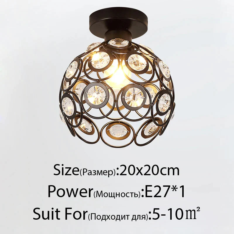 Lámpara de araña LED nórdica de cristal DecorBites™ para iluminación interior moderna