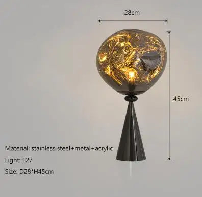 DecorBites™ Lava Glass Wall Lamp: Nordic Design for Home Decor, Living Room, Bedroom