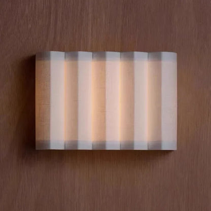 DecorBites™ Japanese Cloth LED Wall Lamp for Hotel Living Room, Bedroom, Retro Wall Lights