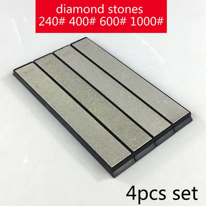 DecorBites™ Knife Sharpener System Stone Bars Grinders - Professional Chef Tool Edge Sharpening