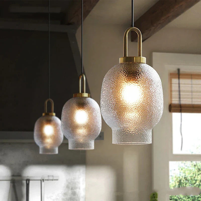 DecorBites™ Glass Pendant Lights - Modern Nordic LED Hanging Lamp for Home Decor