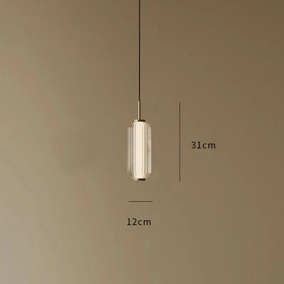 DecorBites™ Glass Staircase Pendant Light: American Retro Minimalist Restaurant Foyer Artistic Lamp