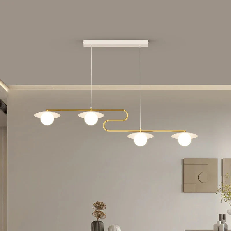 DecorBites™ Dimmable Led Ceiling Chandelier for Living Room, Dining Table, Kitchen - Modern Indoor Lighting Fixture