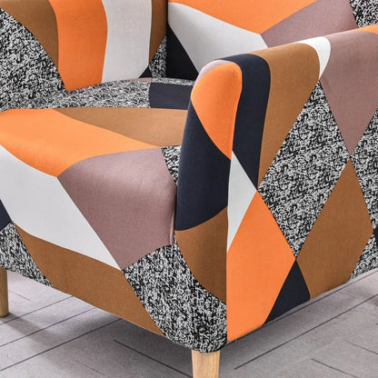 DecorBites™ Accent Chair Cover Slipcovers | Stretch Sofa Couch Case