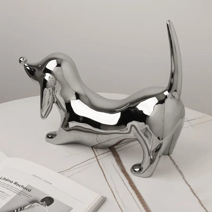 DecorBites™ Doberman Ceramic Art Statue | Nordic Luxury Home Decor Ornaments