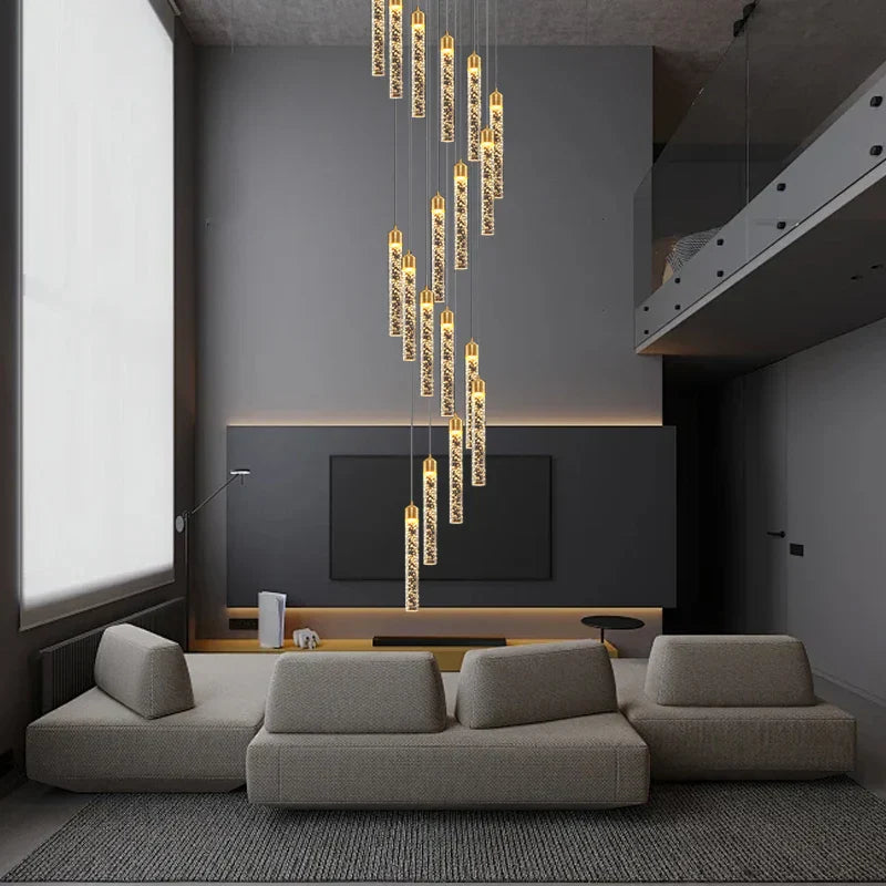 DecorBites™ High-ceiling Room Pendant Lights Adjustable Luxury Fixture
