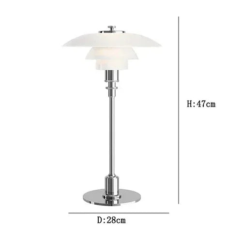 DecorBites™ LED Glass Desk Lamp for Living Room Bedroom