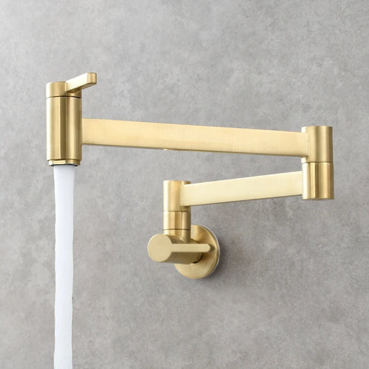 Brass Kitchen Faucet Pot Filler