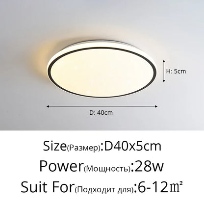 DecorBites™ LED Ceiling Lights - Modern Home Decor for Bedroom Living Room Hallway Lighting Fixtures