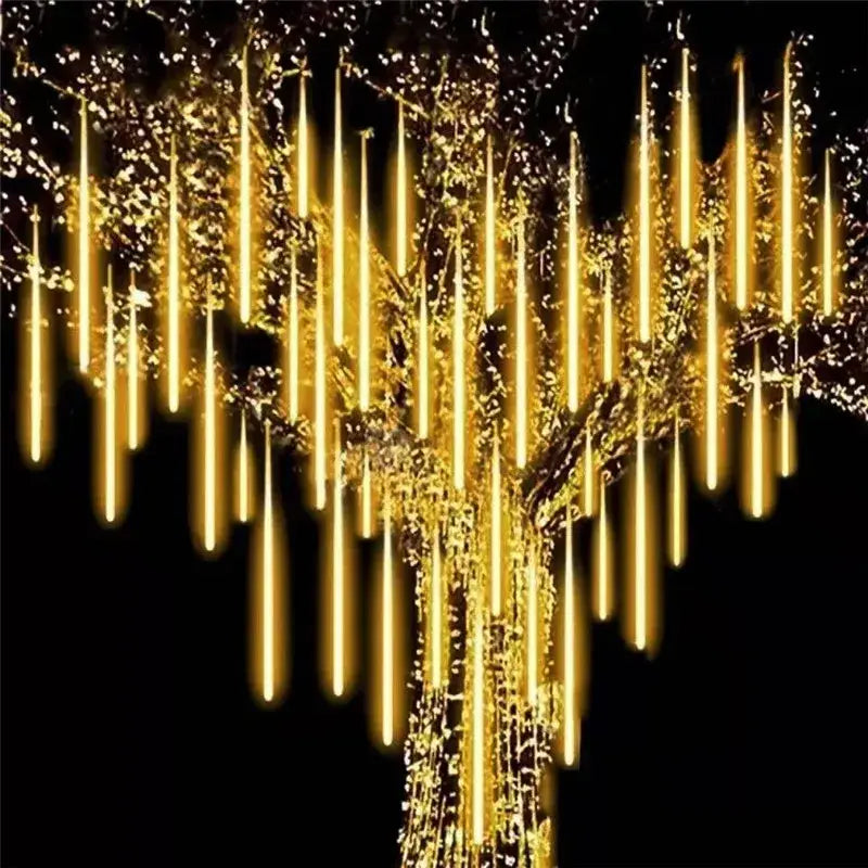 Decorbites™ Luces LED de Cadena con Efecto Ducha de Meteoros para Decoración Exterior