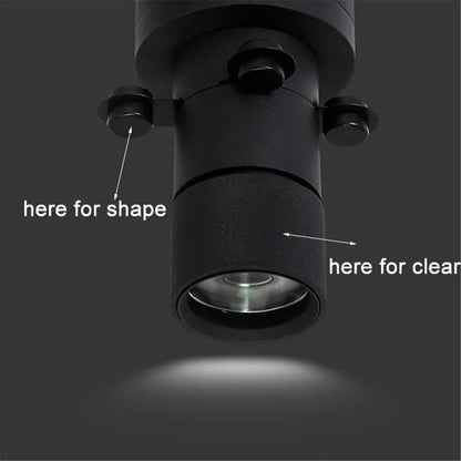 DecorBites™ Dimmable LED Track Light: 20W/30W Spotlight for Museum Art Gallery Exhibition