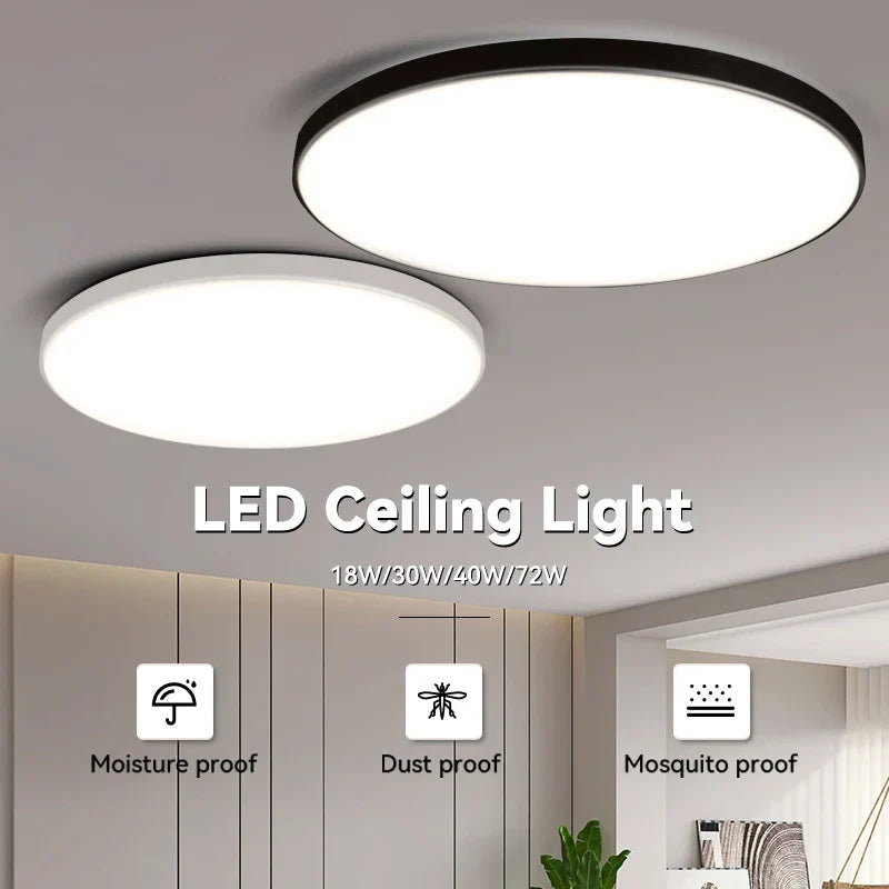 DecorBites™ LED Ceiling Light Bathroom Chandelier Panel Fixture for Home Decor Lighting