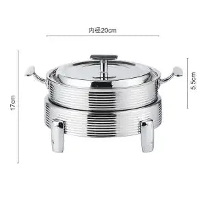 طقم أواني كحولية صينية ساخنة من DecorBites™ مقاس 14-28 سم