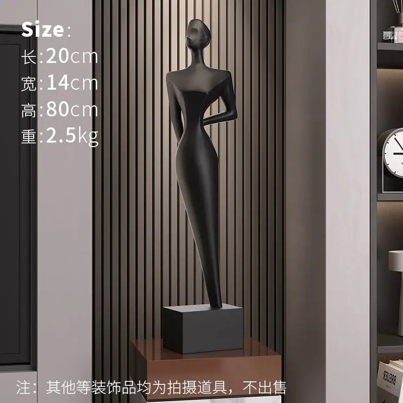 ديكور بايتس™ - منحوتات فنية تجريدية: ديكور فاخر لغرفة المعيشة وحرف يدوية للاحتفال بالمنزل الجديد