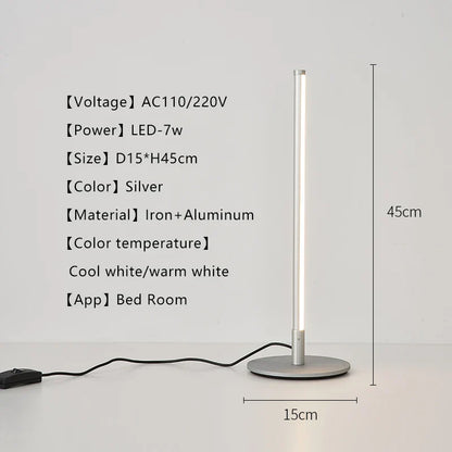 DecorBites™ LED Table Lamp - Eye-Protection Desk Lamp for Bedroom, Study, Office, Reading