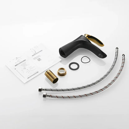 DecorBites™ Gold Waterfall Bathroom Faucet - Single Handle Basin Mixer Tap, Elegant Design