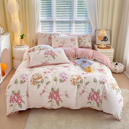 غطاء لحاف فردي قطني من DecorBites™ - غطاء لحاف لطيف على البشرة لسرير كينج فردي