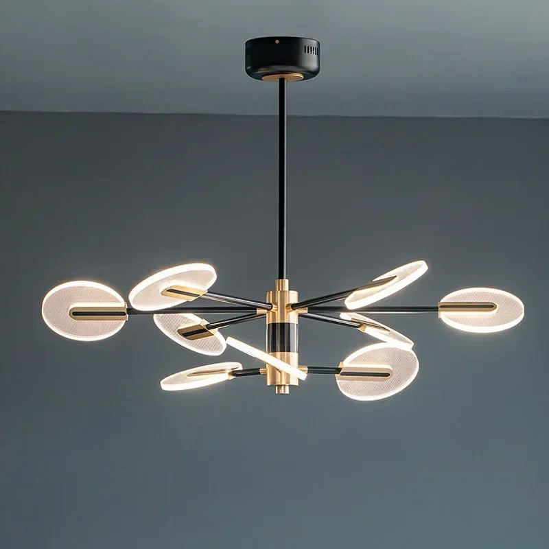 DecorBites™ Acrylic LED Ceiling Chandelier: Modern Nordic Design for Luxury Living Room and Bedroom Lighting