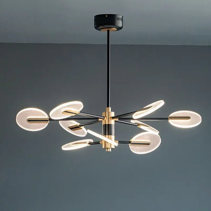 DecorBites™ Acrylic LED Ceiling Chandelier: Modern Nordic Design for Luxury Living Room and Bedroom Lighting