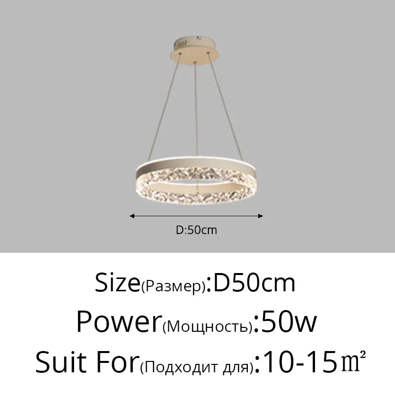 Lámpara colgante tipo araña LED DecorBites™ con control remoto para decoración del hogar