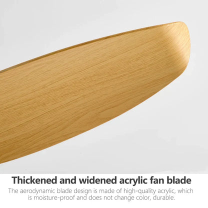 مروحة سقف DecorBites™ مقاس 52 بوصة تعمل بالتيار المستمر مع 3 شفرات ABS وإضاءة LED بقوة 60 وات، وجهاز تحكم عن بُعد