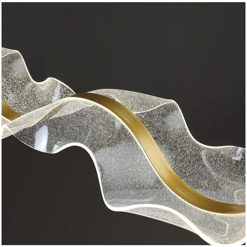DecorBites™ Gold Acrylic LED Pendant Lamps - Nordic Design for Home Decor Lighting