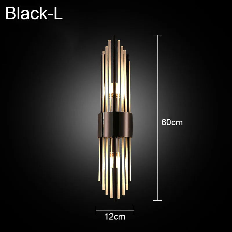 DecorBites™ Crystal Wall Lamp: Elegant LED Indoor Lighting for Living Room, Bedroom, Hotel, and TV Background