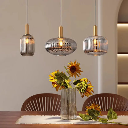 Modern Ring Glass Pendant Light