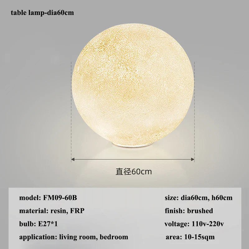 Lámpara colgante LED DecorBites™ Cream Moon: Iluminación moderna para sala de estar, cocina y dormitorio