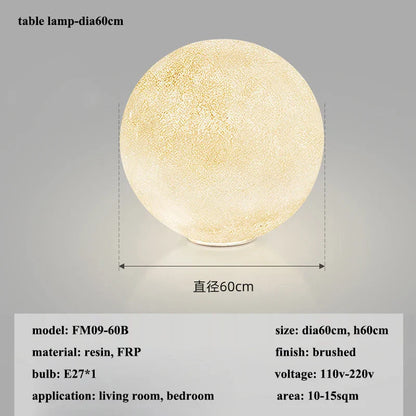 Lámpara colgante LED DecorBites™ Cream Moon: Iluminación moderna para sala de estar, cocina y dormitorio