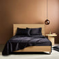 Decobites Satin Bed Sheet Set for Luxury High-End King Queen Twin Full Size Bed