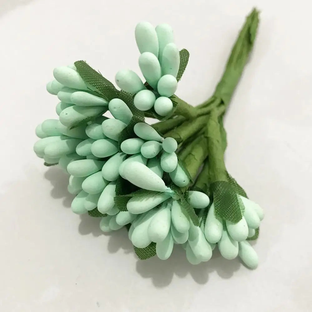 مجموعة DecorBites™ من زهور الكرز الزرقاء وزهور السداة لتزيين حفلات الزفاف في عيد الميلاد بنفسك