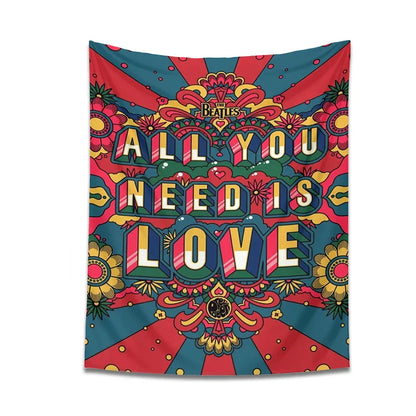 Decobites Rainbow Flower Psychedelic Retro Tapestry Wall Hanging Home Decor