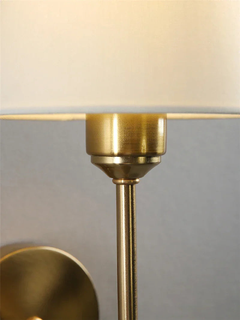 DecorBites™ Industrial Retro Fabric Wall Lamp for Bedroom, Bathroom, Living Room Lighting